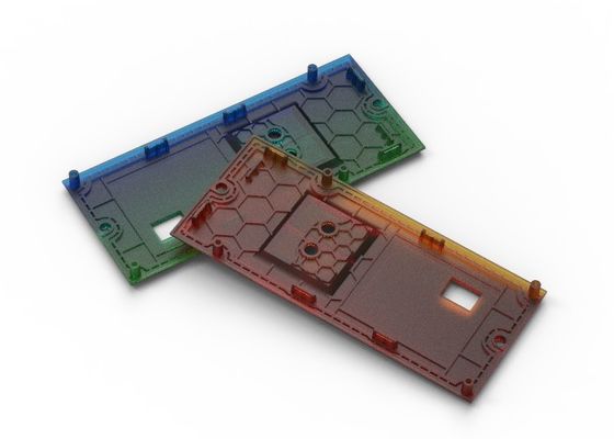 OEM / ODM ： Hot Runner Injection Molding & Transparent Smart Doorbell Bottom Cover (1*2)  No.23681