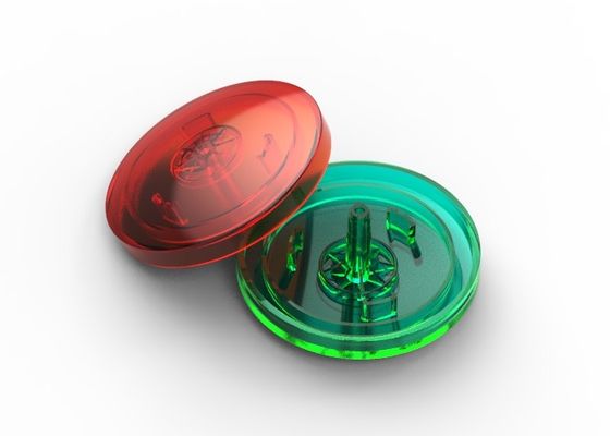 OEM / ODM ： ABS Injection Molding & POA Transparent Adjusting Knob No.22726-B