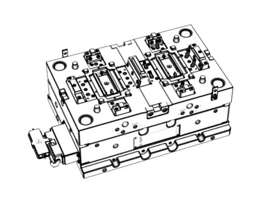 OEM / ODM ： Hot Runner Injection Molding & Transparent Smart Doorbell Upper Shell (1*2) No.23673