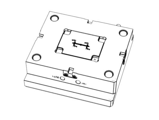 Transparent Medical Instrument 1x4 Two Plate Mold Cold Runner No.21060-B