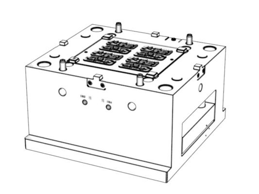 OEM/ODM : Custom mold manufacturing / BOX bracket (1*8) No.24628