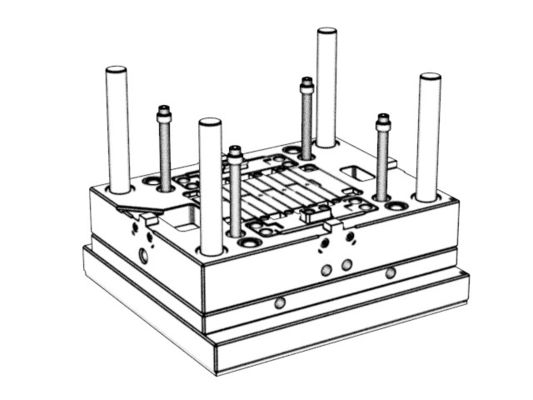 Medical Instrument PN-2105 (1*4) / Three-plates mold / Cold runner No.21071