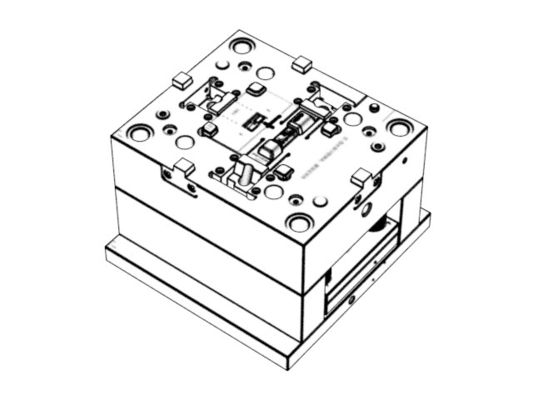 OEM / ODM ： Cold Runner Injection Molding & Transparent Glasses Camera Housing+Bracket 1+1 No 23055-B