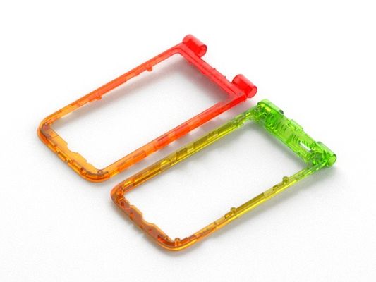 Transparent Clamshell Phone Front Cover (1*1) / Three-plates mold / Cold Runner No.21871