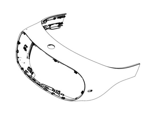 OEM / ODM : Custom Precision Machining Molds / Transparent AR middle frame (1*1)  No.25183