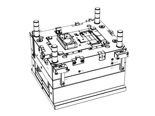 OEM / ODM ：Custom electronic Enclosures mold / Beauty Instrument Base (1*8) No.24312
